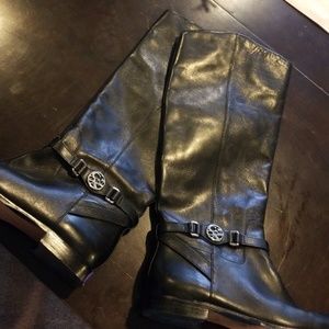 Coach leather boots